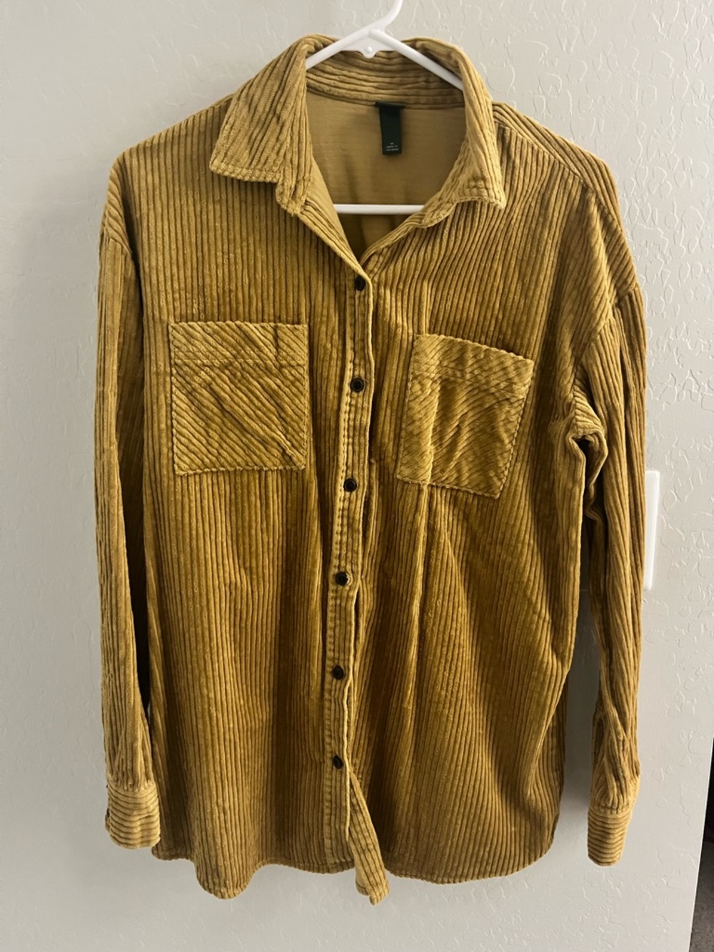 Corduroy Button-Up Shacket